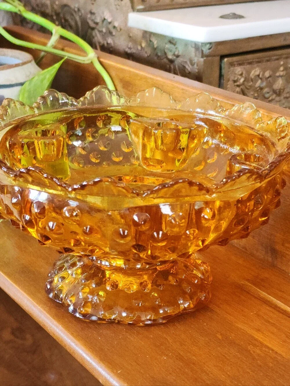 Fenton vtg hobnail